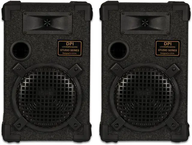 Main image of GOLDWOOD DPI-800C/8 Passive 8" Speaker Pair Monitor Studio Home Audio