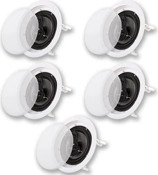 Main image of Acoustic Audio CS-IC83 In Ceiling 8" Home Theater 5 Speaker Set 3 Way Flush Mount Pack of 5