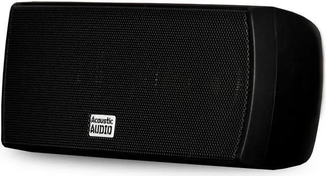 Alt view image 2 of 5 - Acoustic Audio AA32CB Mountable Indoor Speakers 2400 Watts Black Bookshelf 4 Pair Pack AA32CB-4PR