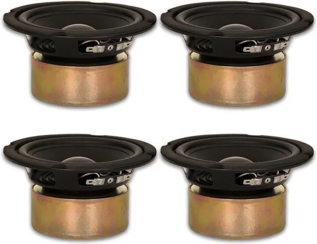 Main image of 4 Goldwood Sound GW-5028/S Shielded 5.25" Woofers 130 Watt each 8ohm Replacement Speakers