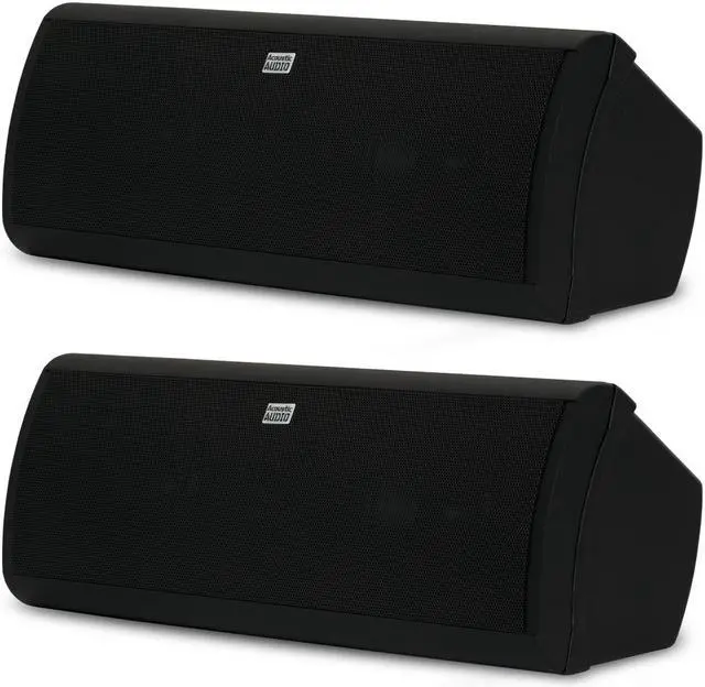 Main image of Acoustic Audio AA40CB Indoor 3 Way Speaker Pair 1000 Watts Black Bookshelf AA40CB-PR