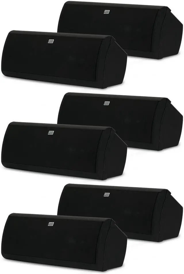 Main image of Acoustic Audio AA40CB Indoor 3 Way Speakers 3000 Watts Black Bookshelf 3 Pair Pack AA40CB-3PR