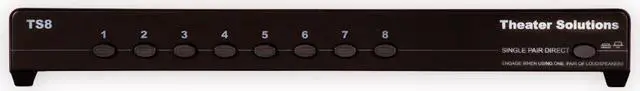 Main image of Theater Solutions TS8 Home 8 Zone Speaker Selector Box with Impedance Protection