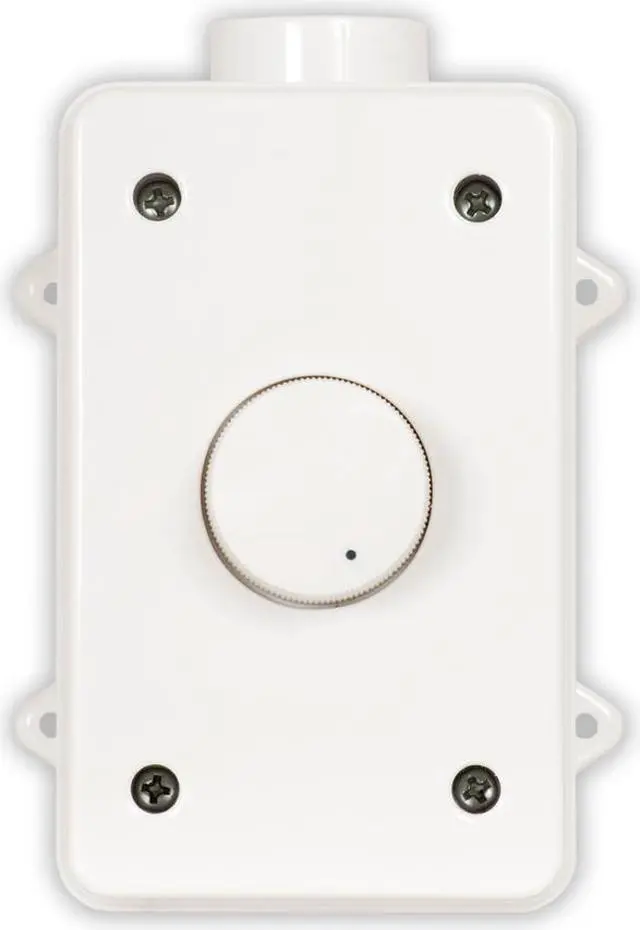 Alt view image 2 of 5 - Theater Solutions OVCDW Outdoor Volume Controls White Weatherproof 2 Piece Set