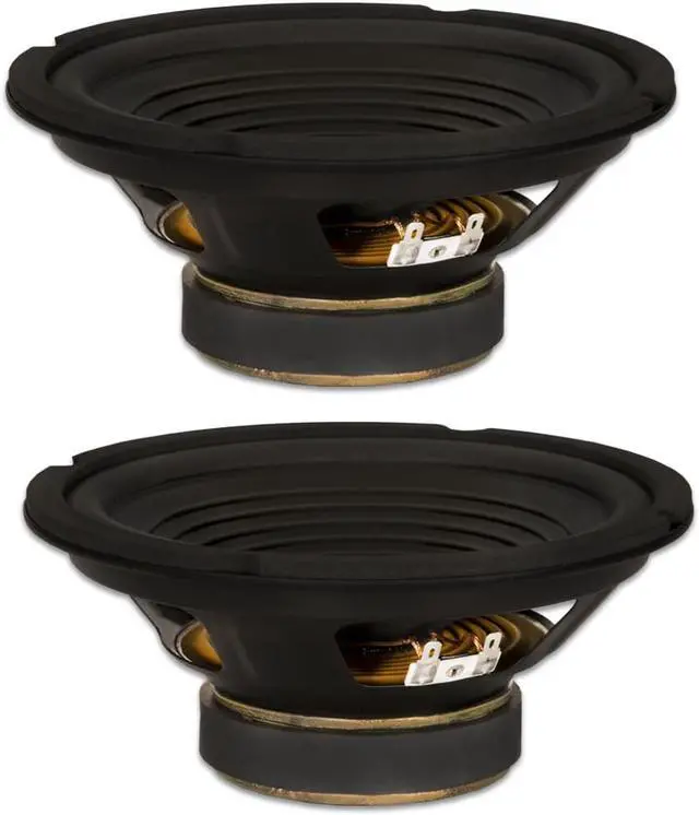 Main image of 2 Goldwood Sound GW-208/4 OEM 8" Woofers 200 Watts each 4ohm Replacement Speakers