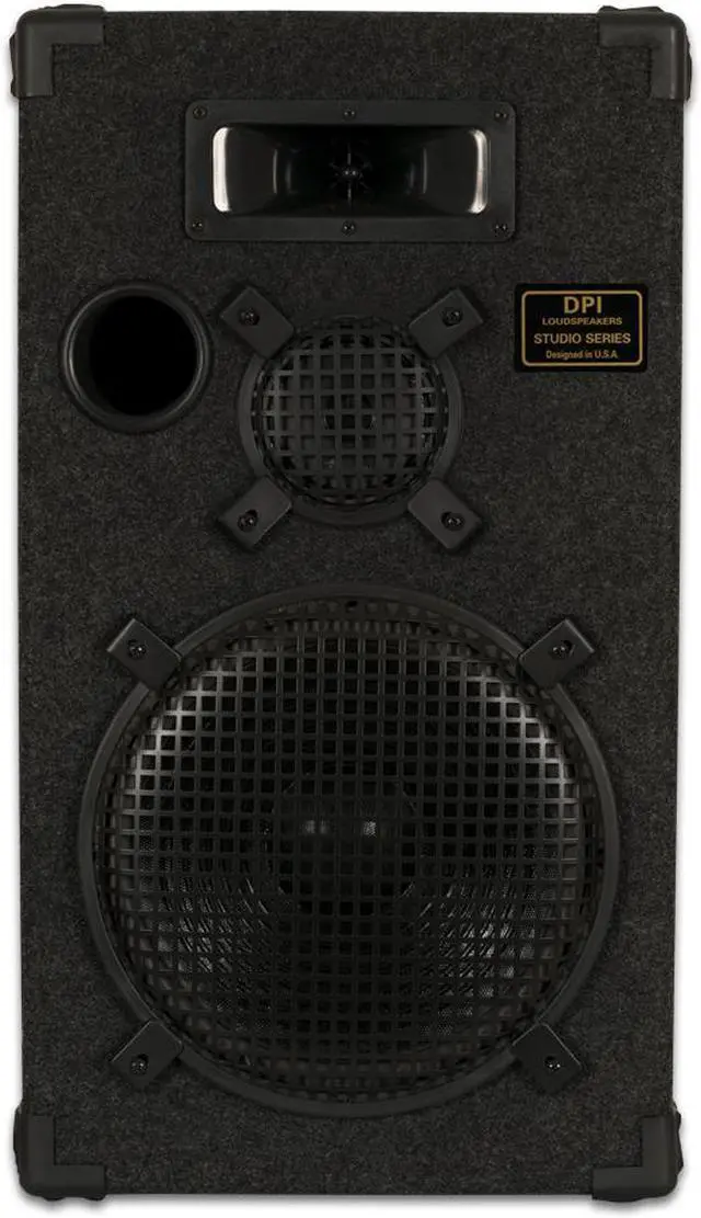 Main image of GOLDWOOD DPI-1200C/8 Passive 12" Speaker 3-Way PA DJ Karaoke Home Audio