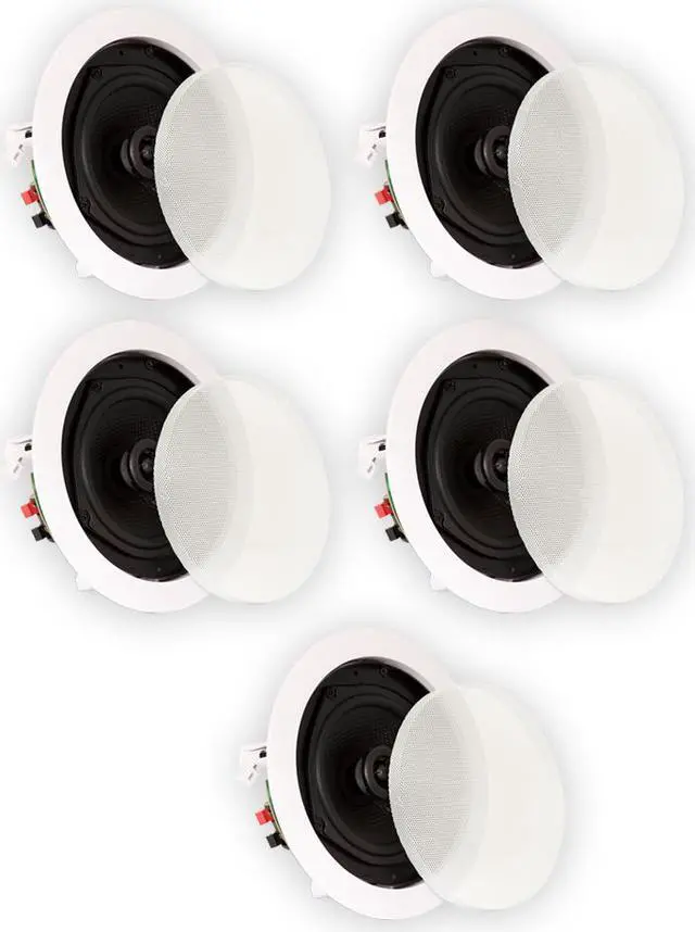 Main image of Theater Solutions TS50C In Ceiling Speakers Surround Sound Home Theater 5 Speaker Set