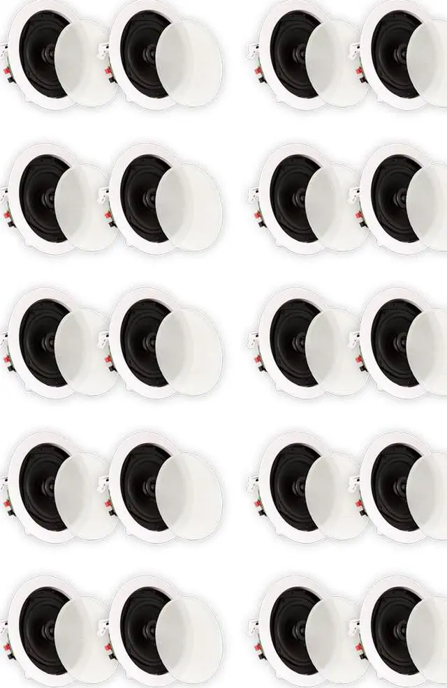 Main image of Theater Solutions TS50C In Ceiling Speakers Surround Sound Home Theater 10 Pair Pack