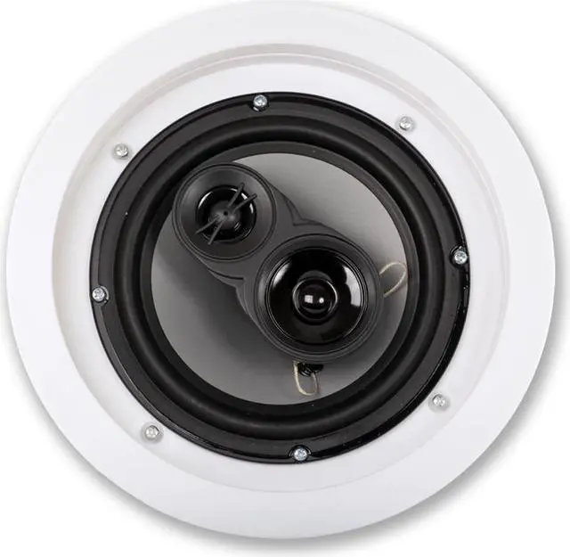 Alt view image 3 of 5 - Acoustic Audio CS-IC63 In Ceiling 6.5" Speaker 8 Pair Pack 3 Way Home Theater Flush Mount