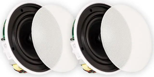 Main image of Theater Solutions TSQ670 Flush Mount 70 Volt Speakers with 6.5" Woofers In Ceiling