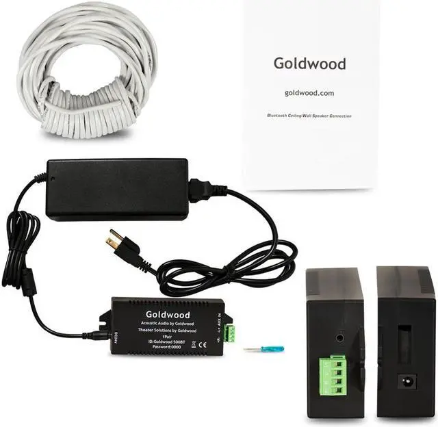 Alt view image 2 of 6 - Acoustic Audio 251B Bluetooth Indoor or Outdoor Powered Speaker Pair Black