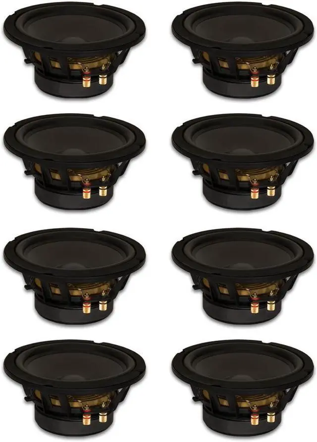 Main image of 8 Goldwood Sound GW-8PC-4 Heavy Duty 4ohm 8" Woofers 330 Watts each Replacement Speakers
