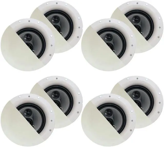Main image of Acoustic Audio CSic84 Frameless In Ceiling 8" Speaker 4 Pair Pack 3 Way Home Theater Speakers