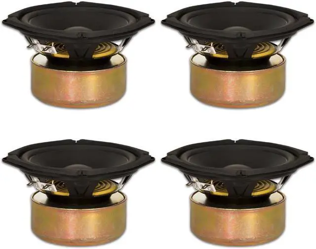 Main image of 4 Goldwood Sound GW-205/8S Shielded 5.25" Woofers 130 Watt each 8ohm Replacement Speakers