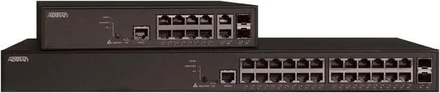 Main image of Adtran NetVanta 1560 26 Port Managed Layer 2/3 GigE 1560-24 740W PoE Switch - 17108124PF2