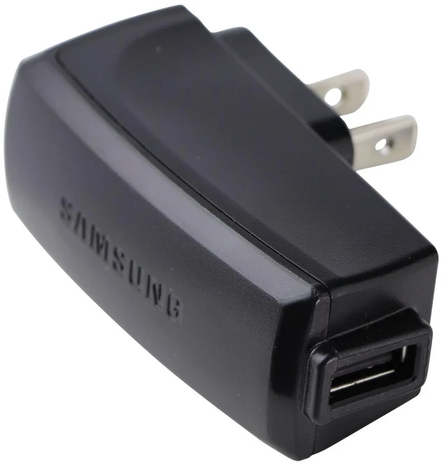 Main image of Samsung Single (5V/0.7A) USB Wall Charger Travel Adapter - Black (ETA0U20JBE)