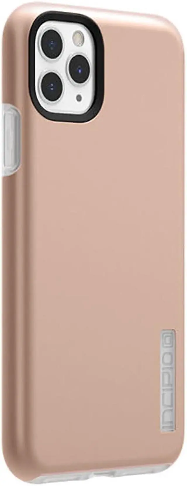 Alt view image 3 of 6 - Incipio DualPro Case for iPhone 11 Pro Max - Iridescent Rose Gold/Frost