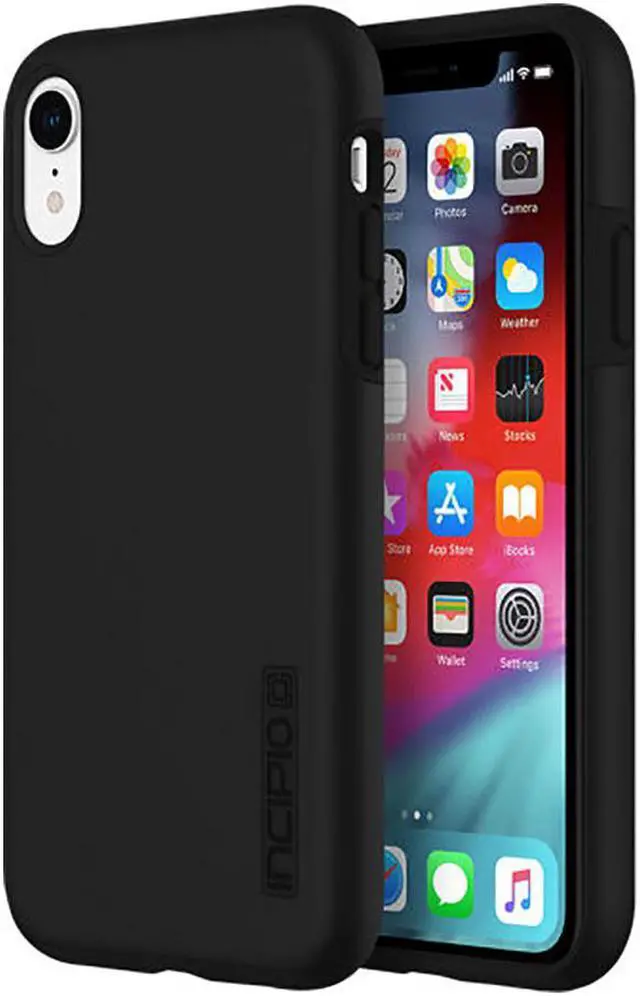 Alt view image 8 of 12 - Incipio DualPro for iPhone XR Black IPH1748BLK