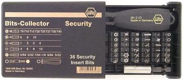 Alt view image 2 of 8 - 39 Pc. Security Bits Collector Set