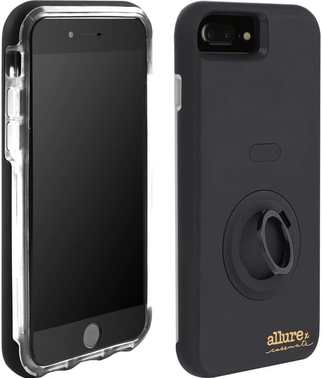 Main image of Case-Mate Allure Selfie Case for iPhone 8 Plus, iPhone 7 Plus - Black