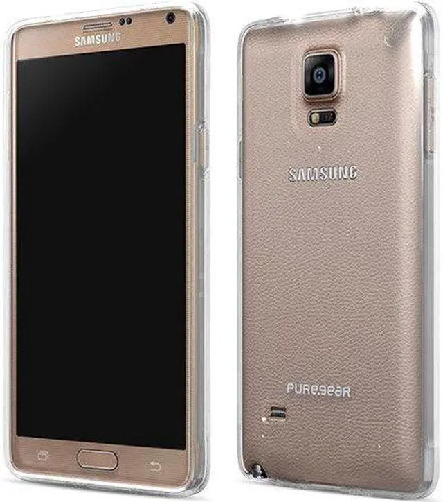 Alt view image 12 of 16 - PureGear Slim Shell Clear/Clear Case for Samsung Galaxy Note 4 60855PG