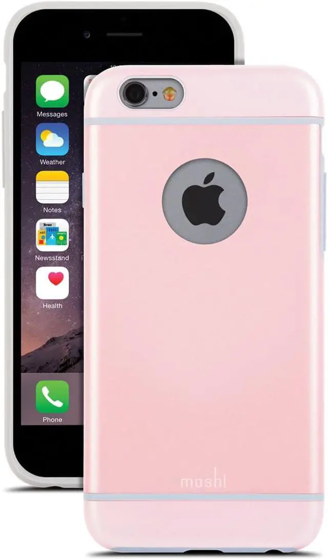 Alt view image 9 of 9 - Moshi iGlaze iPhone 6/6S Pink (99MO079301)