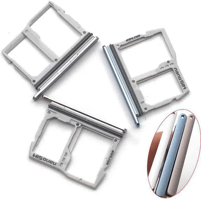 Main image of SIM Card Tray Slot Holder + Micro SD Memory Sim Holder Adapter For LG G6 US997 VS988 (White)