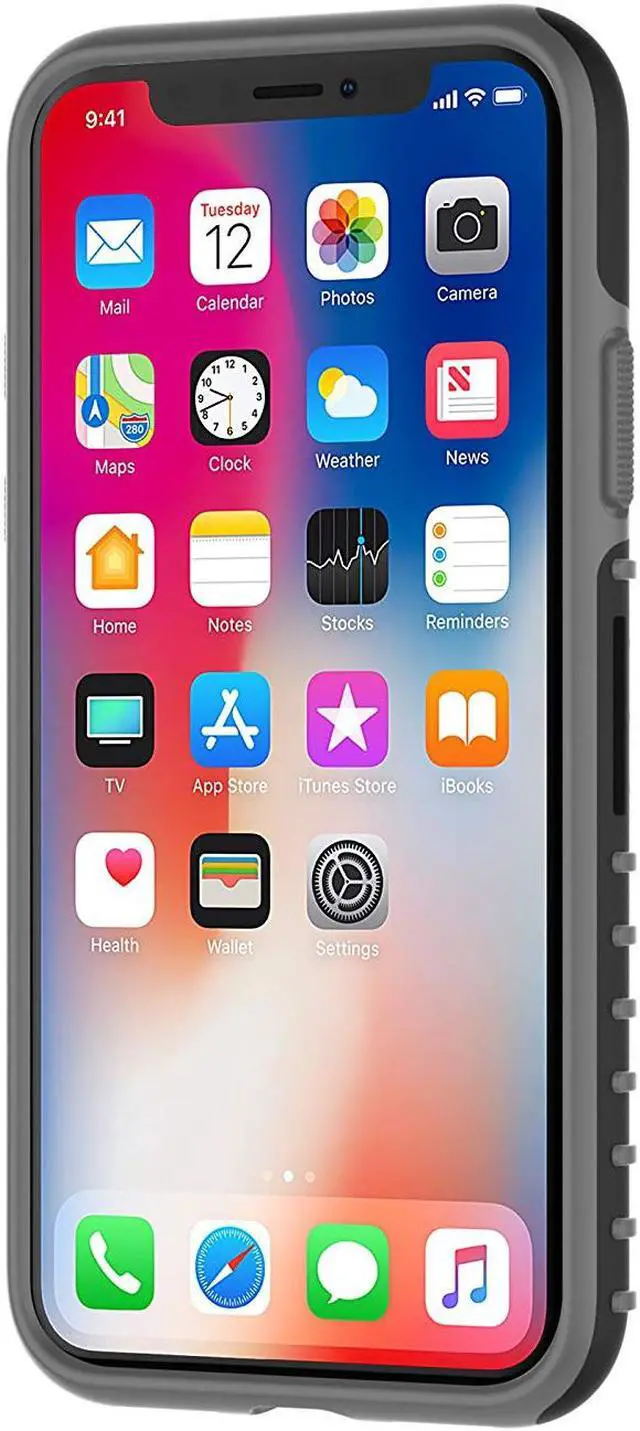 Alt view image 2 of 9 - Under Armour UA Protect Grip Case for iPhone X/XS - Black/Graphite