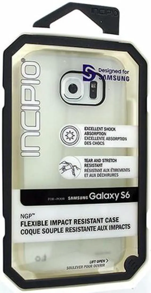 Alt view image 3 of 4 - Incipio NGP Case for Samsung Galaxy S6 Clear SA-614-FST