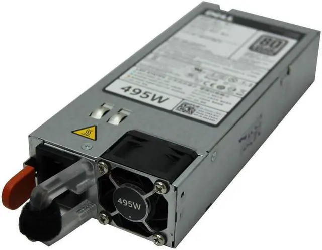 Main image of Dell 495W Redundant Power Supply for PowerEdge T620 Server PN: 3GHW3 N24MJ W4TTH