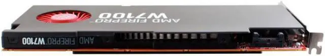Alt view image 2 of 2 - AMD FirePro W7100 8GB GDDR5 256-Bit PCI Express 3.0 x16 Full Height Video Card