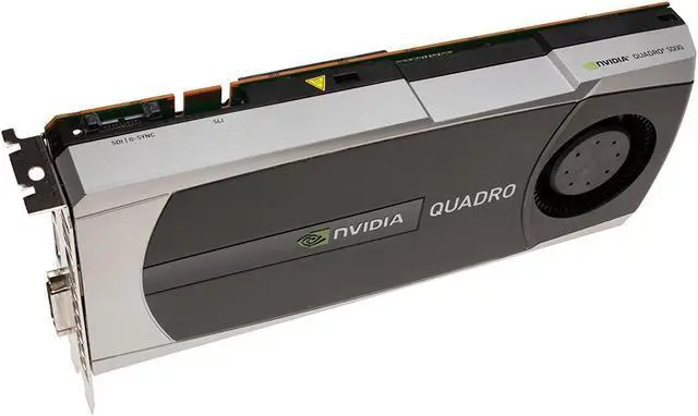 Alt view image 3 of 3 - Nvidia Quadro 5000 2.5GB GDDR5 320-bit PCI Express 2.0 x16 Full Height Video Card