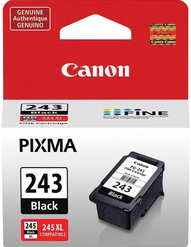 Alt view image 6 of 17 - Canon PG-243 Printer - Ink Cartridges Pigment Black