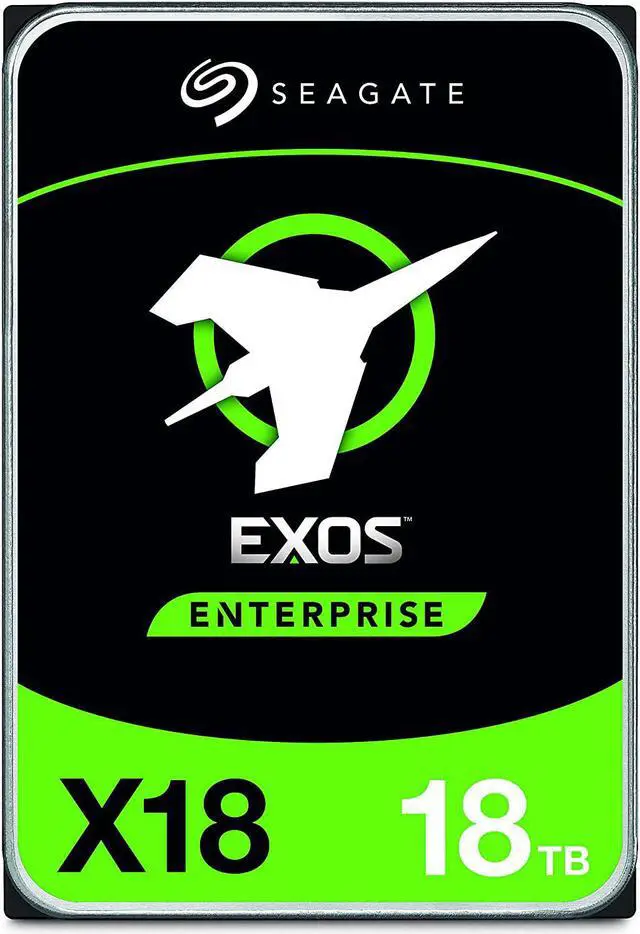 Seagate Exos X18 18TB 7200RPM SATA 6Gb/s 3.5" Enterprise HDD (ST18000NM001J)