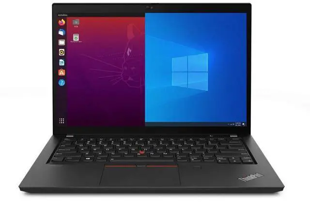 Main image of Lenovo Thinkpad T14 Gen 2 Business Laptop (Intel i5-1135G7, 8GB RAM, 256GB PCIe SSD, 14.0" FHD 1920x1080, Iris Xe Graphics, WiFi-6, Ethernet Port, Dual Boot Windows 10 Pro & Ubuntu Linux)