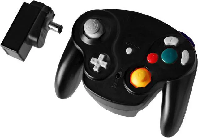 Alt view image 3 of 7 - 2.4G Wireless Controller JoyPad Gamepad for Gamecube NGC Black
