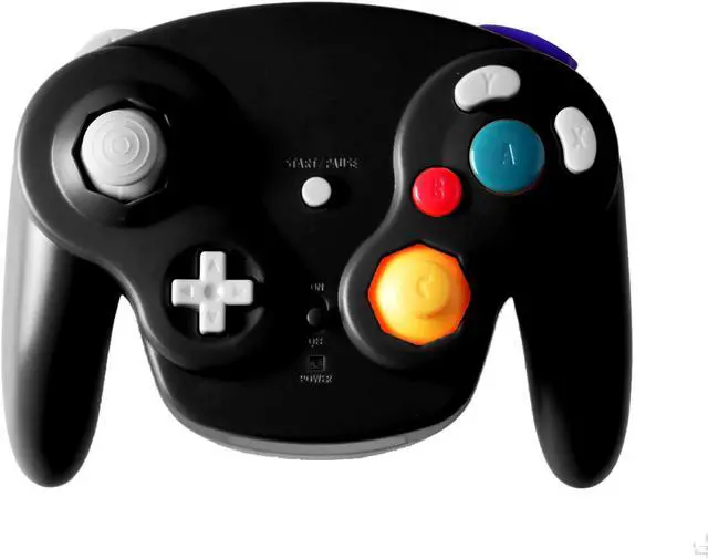 Alt view image 5 of 7 - 2.4G Wireless Controller JoyPad Gamepad for Gamecube NGC Black