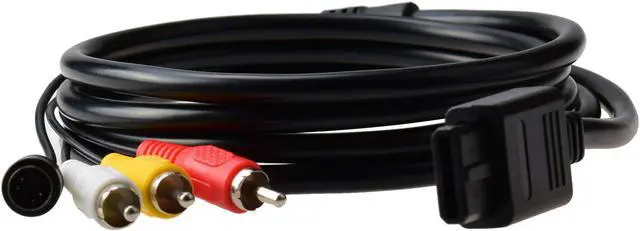 Alt view image 2 of 2 - S-AV Audio Video Cable Lead for Nintendo SNES N64 Gamecube