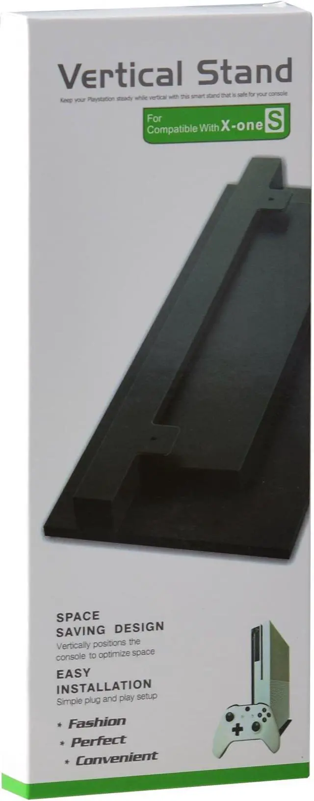 Alt view image 2 of 5 - Vertical Stand Dock for Xbox One S Console Black