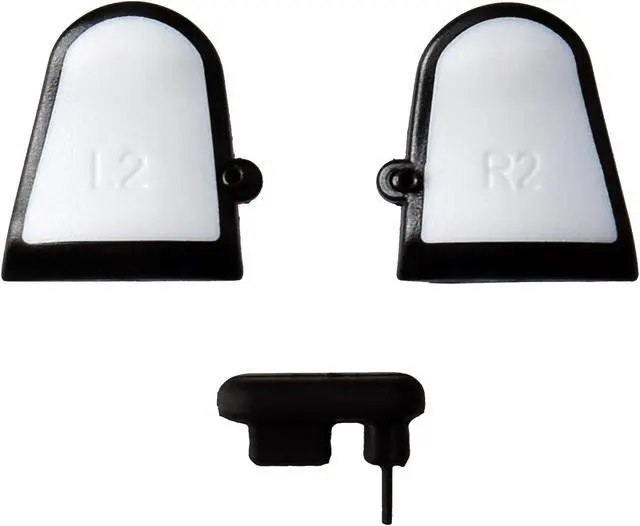 Main image of 3 in 1 Adjustable LR2 Triggers for PS4 Dualshock 4 Controller White