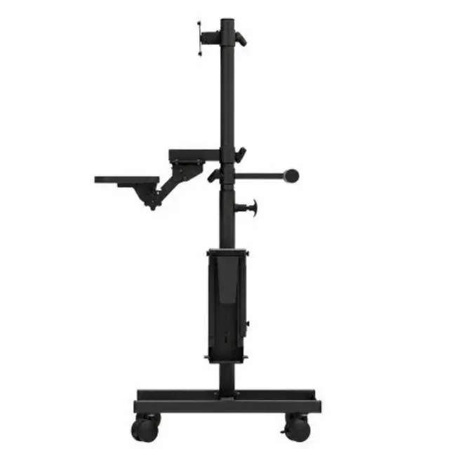 Alt view image 2 of 5 - VersaDesk Deluxe Diagnostic Fusion Cart Mobile Computer Workstation with Adjustable Monitor Arm, Keyboard Tray & CPU Holder