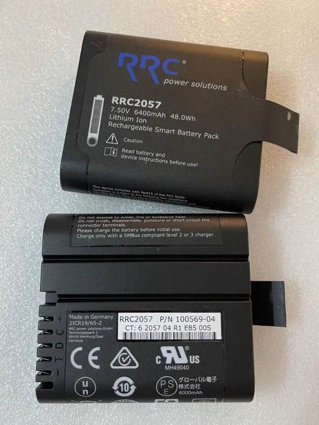 Alt view image 4 of 7 - 49.7Wh RRC2057 41NR19/6 Battery for NCTech Iris360 Camera Industrial Controller PT900,100569-10
