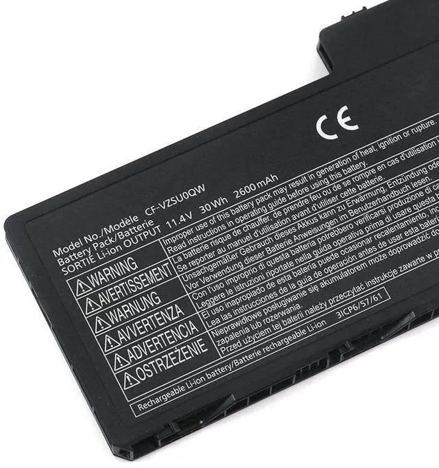 Alt view image 6 of 6 - CF-VZSU0QW/JS/QR/QK Replacement Battery for Panasonic Toughbook FZ-A2 / CF-20 | 11.4V 30Wh | Compatible with CF-VZSU0QJS, VZSU0QK, VZSU0QR
