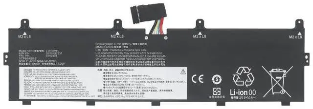 Alt view image 7 of 7 - L17C6P51 L17M6P52 Laptop Battery for Lenovo ThinkPad P72 P73 | 11.4V 99Wh High Capacity | Replaces 01AV497, 01AV498, SB10K97636, SB10K97637 | 8684mAh Li-ion Notebook Battery