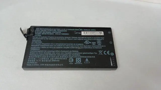 Alt view image 6 of 6 - BP3S1P2100-S Battery for Getac V110 V110C Series Rugged Notebook | 11.1V 24Wh 3-Cell | Replaces 441129000001, 3ICP6/51/61 | Rugged Laptop Power
