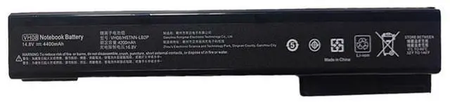 Alt view image 4 of 6 - Premium HSTNN-IB2P Replacement Battery for HP EliteBook 8560W 8570W 8760W 8770W Mobile Workstation - 77Wh High Capacity (14.8V Li-ion) - Compatible with HSTNN-LB2P HSTNN-LB2Q VH08XL 632113-151 Models