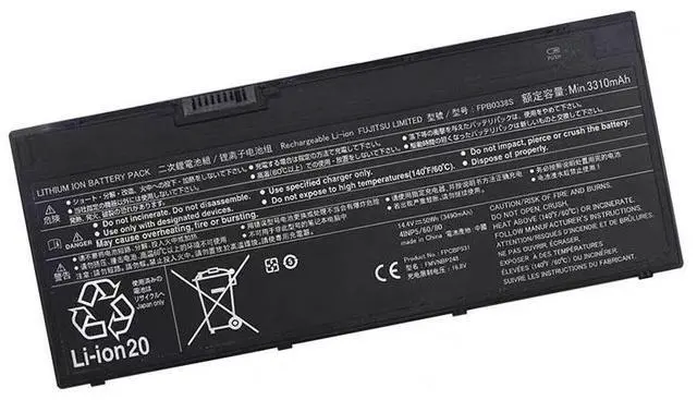 Alt view image 4 of 5 - New 50Wh FPB0338S FPCBP531 Battery for Fujitsu E548 E558 T937 T938 U747 U748 U757 FPCBP529