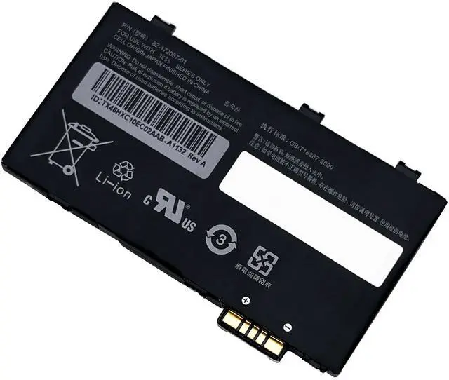 Alt view image 6 of 6 - 4400mAh High-Capacity Battery for Zebra RFD8500 & TC55 Scanners - 3.7V Li-ion, Replaces BTRY-RF85-44MA1-01, BTRY-TC55-44MA1-01