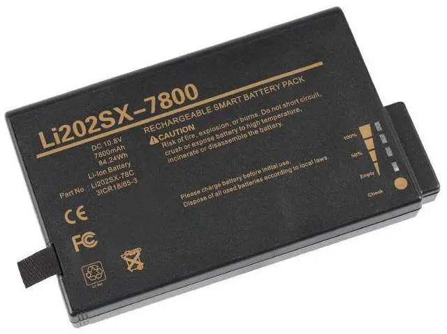 Alt view image 4 of 6 - Li202SX-7800 Battery for TSI DustTrak II / AeroTrak Portable Particle Counters - 10.8V 84.24Wh (7800mAh) High Capacity