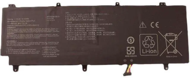 Alt view image 4 of 6 - C41N1805 Laptop Battery Replacement for ASUS ROG Zephyrus S GX531 Series (GX531GM/GX531GS/GX531GX) - 15.4V 50Wh 3255mAh Li-ion Battery, Compatible with 0B200-03020000, 4ICP4/72/75, C41PKC5